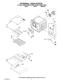 04 - Internal Oven Parts parts for Kitchenaid Oven KEBS277SBL04 from AppliancePartsPros.com