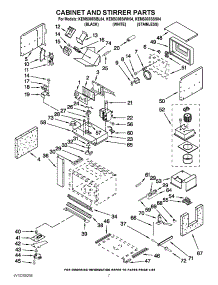 06 - Cabinet And Stirrer Parts parts for Kitchenaid Oven KEMS308SWH04 from AppliancePartsPros.com