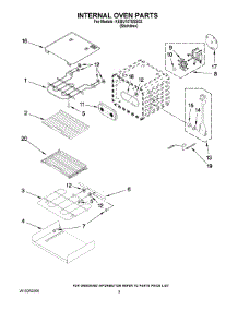 04 - Internal Oven Parts parts for Kitchenaid Oven KEBU107SSS03 from AppliancePartsPros.com