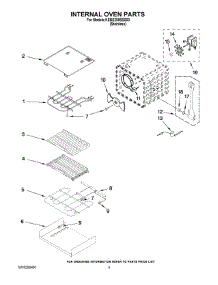 04 - Internal Oven Parts parts for Kitchenaid Oven KEBS208SSS03 from AppliancePartsPros.com
