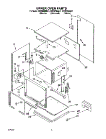 02 - Upper Oven parts for Kitchenaid Oven KEBS278AAL1 from AppliancePartsPros.com
