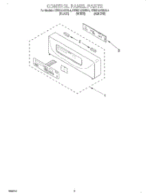 04 - Control Panel, Literature parts for Kitchenaid Oven KEBS107DAL4 from AppliancePartsPros.com