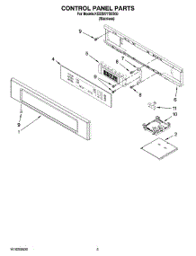 02 - Control Panel Parts parts for Kitchenaid Oven KEBS277SSS03 from AppliancePartsPros.com