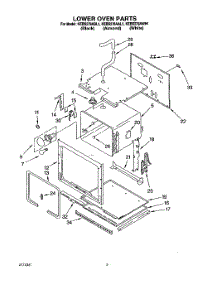 04 - Lower Oven parts for Kitchenaid Oven KEBS278ABL1 from AppliancePartsPros.com