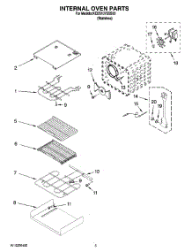 04 - Internal Oven Parts parts for Kitchenaid Oven KEBS107SSS03 from AppliancePartsPros.com
