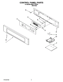 02 - Control Panel Parts parts for Kitchenaid Oven KEBK171SSS03 from AppliancePartsPros.com