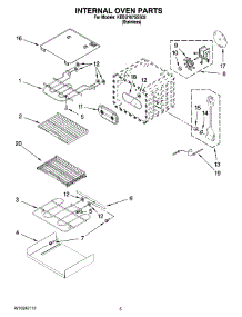 04 - Internal Oven Parts parts for Kitchenaid Oven KEBU107SSS02 from AppliancePartsPros.com