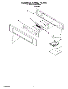 02 - Control Panel Parts parts for Kitchenaid Oven KEBK276SSS03 from AppliancePartsPros.com
