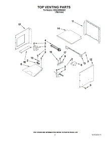 05 - Top Venting Parts parts for Kitchenaid Oven KEHU309SSS02 from AppliancePartsPros.com