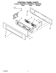 02 - Control Panel Parts parts for Kitchenaid Oven KEMS308SSS02 from AppliancePartsPros.com