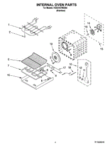03 - Internal Oven Parts parts for Kitchenaid Oven KEBC167MSS04 from AppliancePartsPros.com
