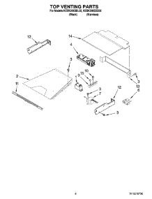 05 - Top Venting Parts, Optional Parts parts for Kitchenaid Oven KEBK206SSS02 from AppliancePartsPros.com