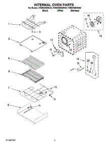 04 - Internal Oven Parts parts for Kitchenaid Oven KEMS308SWH02 from AppliancePartsPros.com