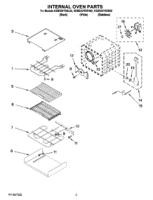 04 - Internal Oven Parts parts for Kitchenaid Oven KEBS207SWH02 from AppliancePartsPros.com