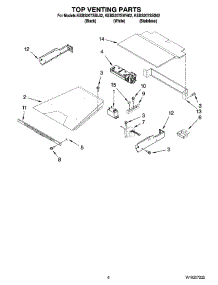 05 - Top Venting Parts, Optional Parts parts for Kitchenaid Oven KEBS207SWH02 from AppliancePartsPros.com
