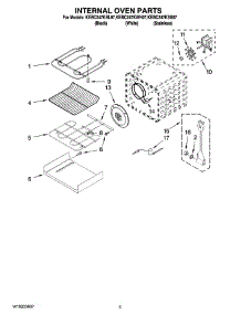 04 - Internal Oven Parts parts for Kitchenaid Oven KEBC247KBL07 from AppliancePartsPros.com