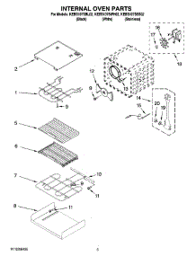 04 - Internal Oven Parts parts for Kitchenaid Oven KEBS107SWH02 from AppliancePartsPros.com