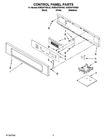 02 - Control Panel Parts parts for Kitchenaid Oven KEBS207SBL02 from AppliancePartsPros.com