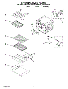 04 - Internal Oven Parts parts for Kitchenaid Oven KEMS308SWH00 from AppliancePartsPros.com