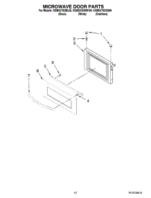 08 - Microwave Door Parts, Optional Parts (Not Included) parts for Kitchenaid Oven KEMS378SSS00 from AppliancePartsPros.com