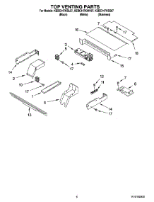 05 - Top Venting Parts, Optional Parts parts for Kitchenaid Oven KEBC147KSS07 from AppliancePartsPros.com