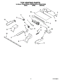 05 - Top Venting Parts, Optional Parts parts for Kitchenaid Oven KEBC247KSS06 from AppliancePartsPros.com