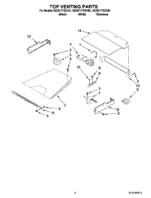 05 - Top Venting Parts, Optional Parts (Not Included) parts for Kitchenaid Oven KEBS177SBL01 from AppliancePartsPros.com