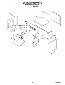 05 - Top Venting Parts parts for Kitchenaid Oven KEHU309SSS00 from AppliancePartsPros.com