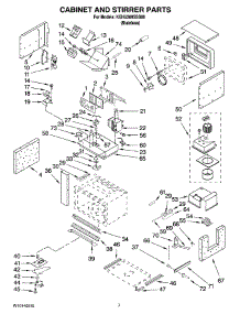 06 - Cabinet And Stirrer Parts parts for Kitchenaid Oven KEHU309SSS00 from AppliancePartsPros.com