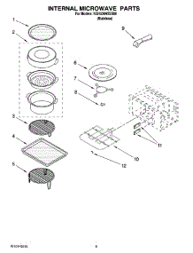 07 - Internal Microwave Parts parts for Kitchenaid Oven KEHU309SSS00 from AppliancePartsPros.com