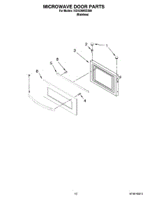 08 - Microwave Door Parts, Optional Parts parts for Kitchenaid Oven KEHU309SSS00 from AppliancePartsPros.com