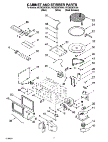 06 - Cabinet And Stirrer Parts parts for Whirlpool Oven YKEMC307KB01 from AppliancePartsPros.com