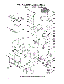 06 - Cabinet And Stirrer Parts parts for Whirlpool Oven YKEMC307KB0 from AppliancePartsPros.com