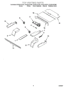 05 - Top Venting Parts, Optional Parts parts for Whirlpool Oven YKEBS107DS6 from AppliancePartsPros.com