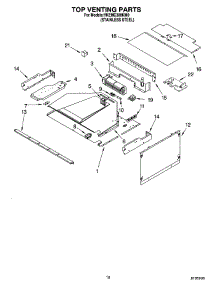 08 - Top Venting Parts parts for Whirlpool Oven YKEMC308KM0 from AppliancePartsPros.com