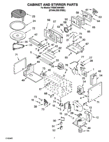 06 - Cabinet And Stirrer Parts parts for Whirlpool Oven YKEMC308KM03 from AppliancePartsPros.com