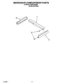 07 - Microwave Compartment Parts parts for Whirlpool Oven YKEMC308KM03 from AppliancePartsPros.com