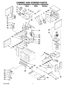 06 - Cabinet And Stirrer Parts parts for Kitchenaid Oven KEMS308SSS00 from AppliancePartsPros.com