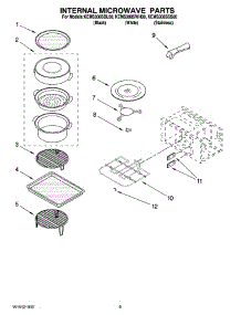 07 - Internal Microwave Parts parts for Kitchenaid Oven KEMS308SSS00 from AppliancePartsPros.com