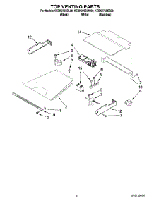 05 - Top Venting Parts, Optional Parts (Not Included) parts for Kitchenaid Oven KEBK276SBL00 from AppliancePartsPros.com
