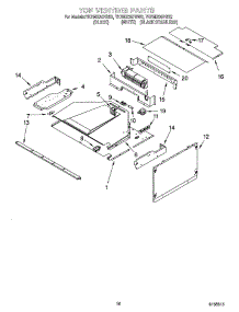 08 - Top Venting Parts parts for Whirlpool Oven YKEMS307GB2 from AppliancePartsPros.com