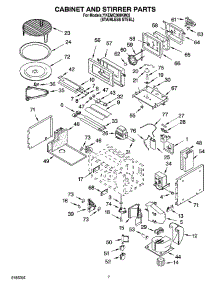 06 - Cabinet And Stirrer Parts parts for Whirlpool Oven YKEMC308KM02 from AppliancePartsPros.com