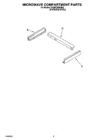 07 - Microwave Compartment Parts parts for Whirlpool Oven YKEMC308KM02 from AppliancePartsPros.com