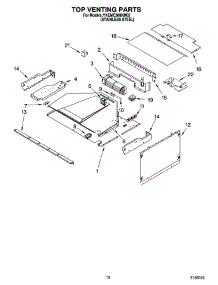 08 - Top Venting Parts parts for Whirlpool Oven YKEMC308KM02 from AppliancePartsPros.com