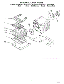 03 - Internal Oven Parts parts for Whirlpool Oven YKEBS107DW7 from AppliancePartsPros.com