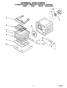05 - Internal Oven Parts parts for Whirlpool Oven YKEHC309JB2 from AppliancePartsPros.com