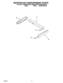 07 - Microwave Compartment Parts parts for Whirlpool Oven YKEMC307KW03 from AppliancePartsPros.com