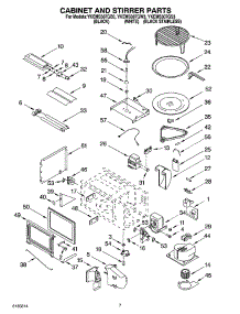 06 - Cabinet And Stirrer Parts parts for Whirlpool Oven YKEMS307GW3 from AppliancePartsPros.com
