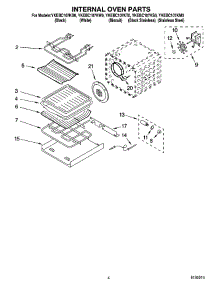 03 - Internal Oven Parts parts for Whirlpool Oven YKEBC107KT0 from AppliancePartsPros.com