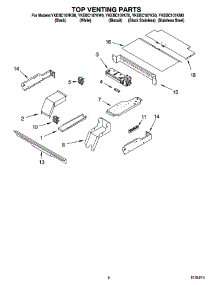 05 - Top Venting Parts, Miscellaneous Parts parts for Whirlpool Oven YKEBC107KT0 from AppliancePartsPros.com